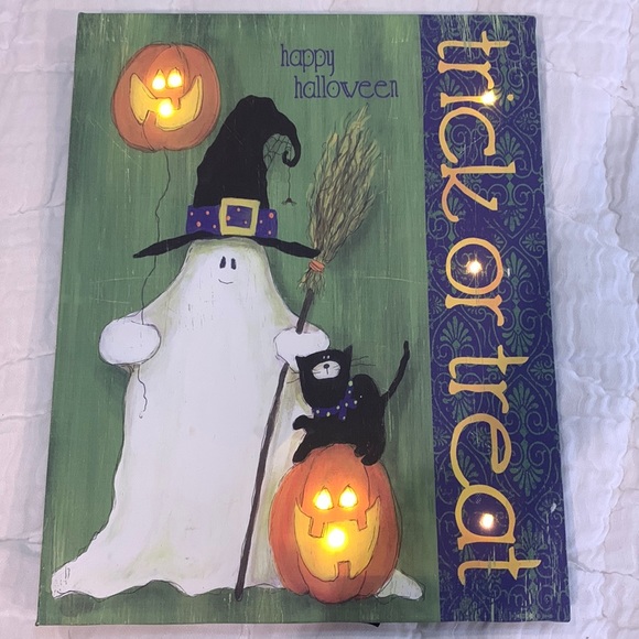 EUC Happy Halloween Wall Sign - Picture 1 of 3